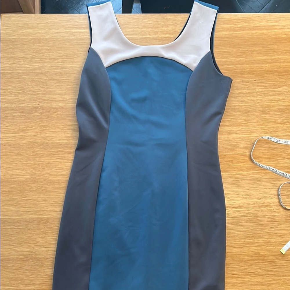 Armani Exchange Blue, Grey and White Dress size L